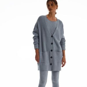 Zara oversized gray cardigan
